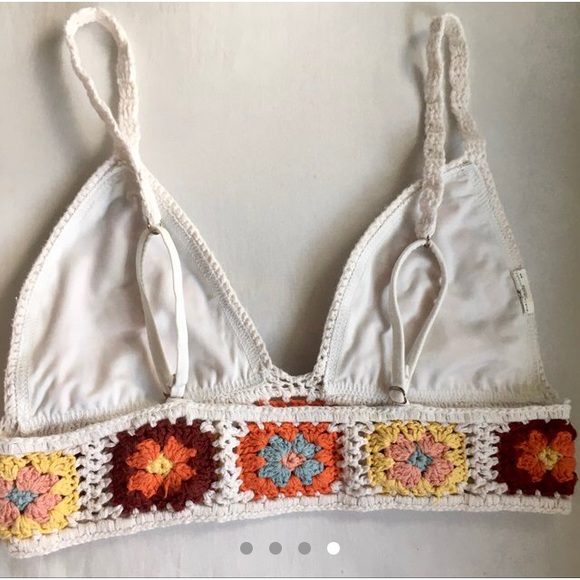 floral crochet bra top 🧶 - Picture 4 of 4